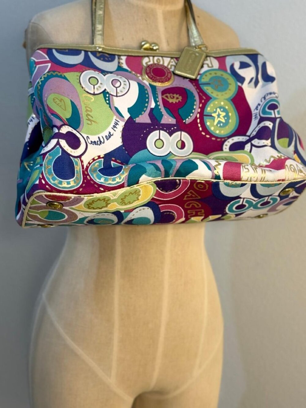 Coach Pop Art Signature Tote
